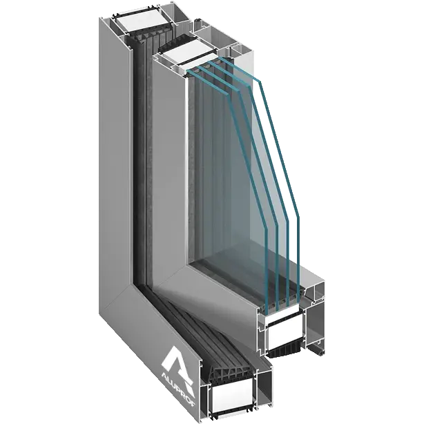 Aluprof MB-104 PASSIVE — пасивні алюмінієві вікна та двері